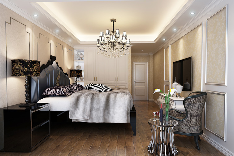欧式 四居 卧室图片来自实创装饰潘少森在奢华简欧家园的分享