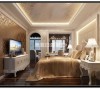 卧室灯光上要求使用反射光，柔和的灯光能使得房间更加的温馨温暖。