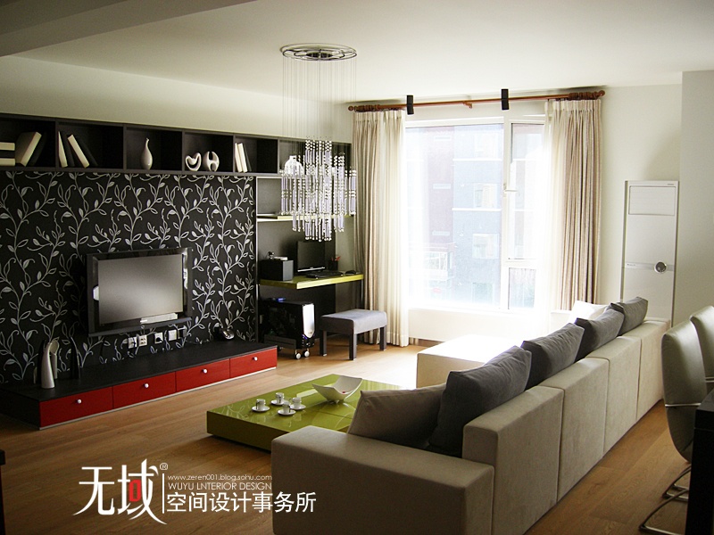 简约 混搭 三居 白领 收纳 80后 小资 客厅图片来自无域空间设计刘艺在北京紫城家园极简设计风格的分享