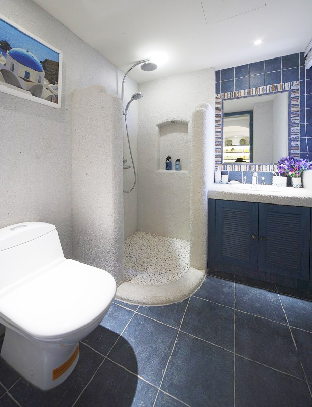 二居 地中海 80后 慕尚家居 装修设计 卫生间图片来自慕尚族在月湖琴声  94平  地中海风格的分享