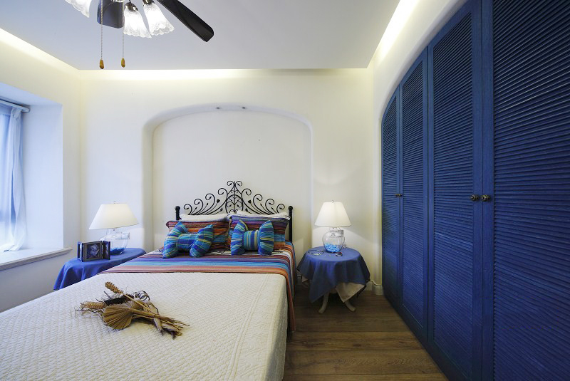 二居 地中海 80后 慕尚家居 装修设计 卧室图片来自慕尚族在月湖琴声  94平  地中海风格的分享