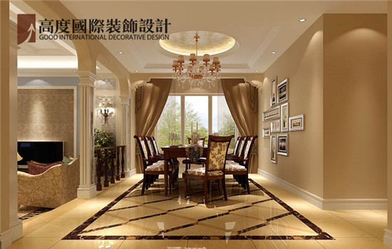 北京家装 装修 装饰设计 餐厅图片来自高度老杨在潮白河孔雀城 混搭 别墅的分享