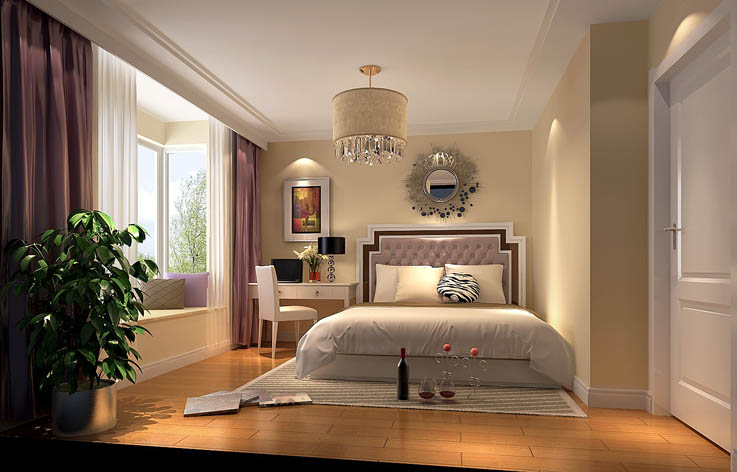 现代 卧室图片来自高度国际宋书培在华远铭悦世家两居室装饰效果图的分享