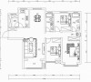 本方案为奥莱城小高层标准层C户型3室2厅2卫1厨 139.00㎡的居室设计，本方案的设计风格是雅致主义风格。