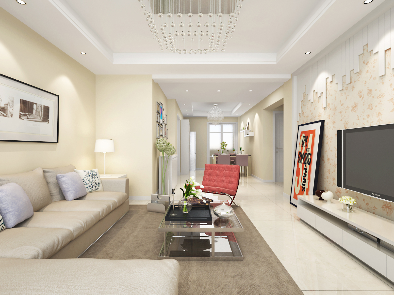 简约 现代 三居 兰亭都荟 白领 80后 小资 沙发 客厅 客厅图片来自实创装饰范范在现代简约三居室的分享
