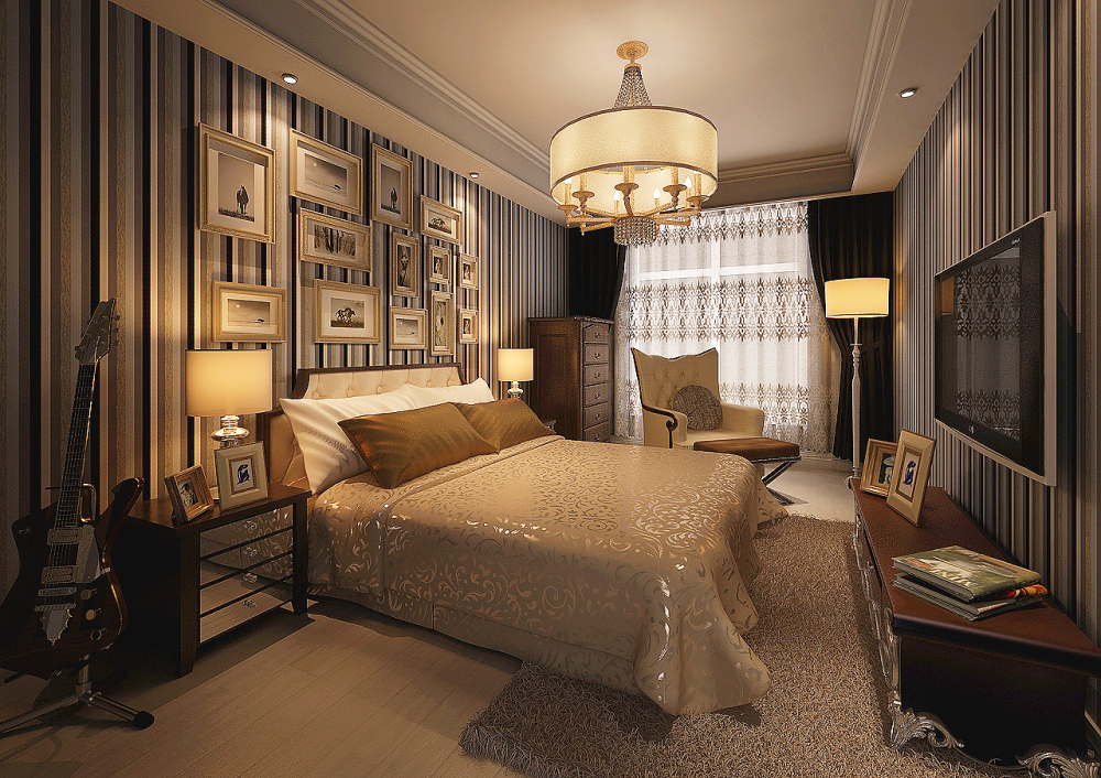 新古典 跃层 收纳 卧室图片来自460国际设计小米在静海众泰欣苑的分享