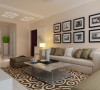 客厅沙发整体效果、走廊设计效果
