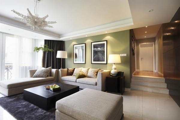 日升装饰 简约 客厅图片来自装修设计芳芳在绿野仙踪 160平现代简约舒适4居的分享