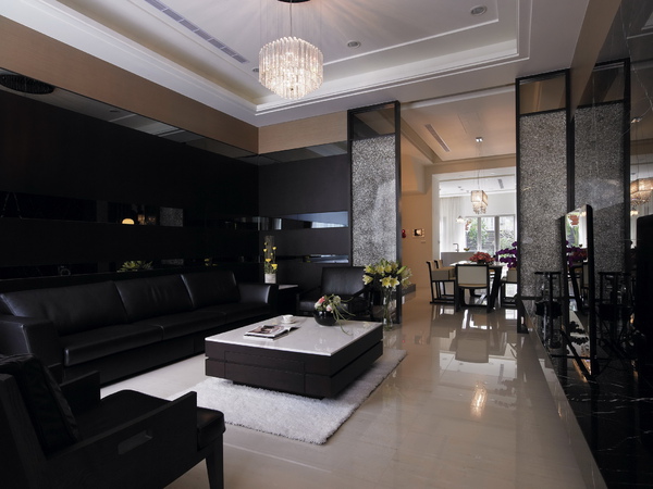 现代 别墅 慕尚家居 装修设计 客厅图片来自慕尚族在汤逊湖壹号251平奢华风格的分享