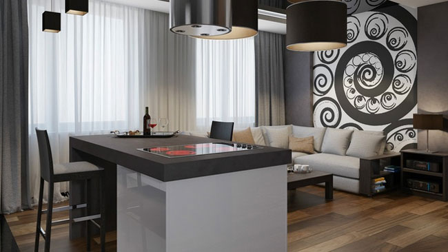 华贸城 一居室 单身公寓 高度国际 客厅图片来自凌军在华贸城50㎡  单身公寓的分享