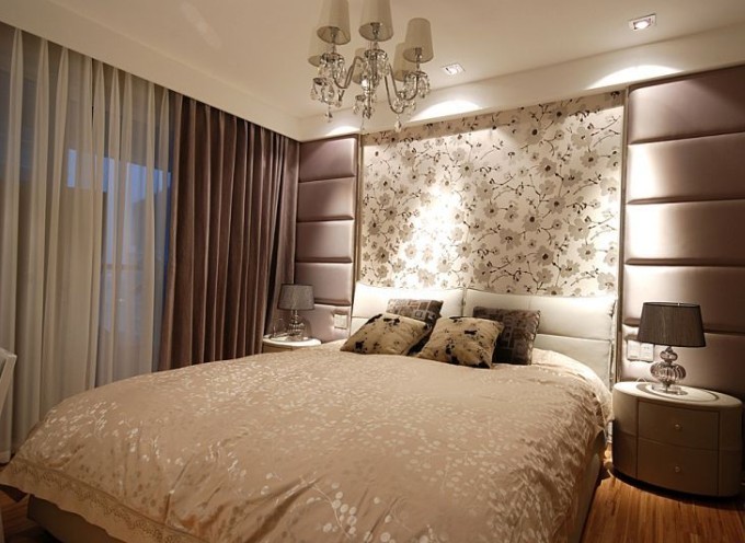 日升装饰 卧室图片来自装修设计芳芳在[小奢华的简约雅致三房两厅]的分享