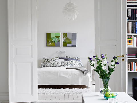 二居 旧房改造 北欧 白领 80后 卧室图片来自今朝装饰老房装修通王在两居蓝白混搭，完美结合的分享