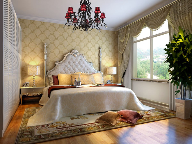 简约 欧式 白领 80后 卧室图片来自北京合建装饰在东亚五环国际简欧风情的分享