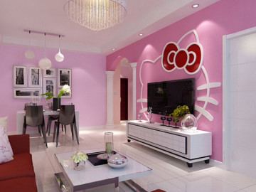 Hello kitty双合家园90平米