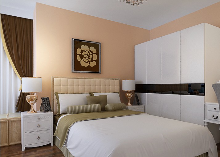 宜家 两居 温馨 现代 卧室图片来自实创装饰小敏在87平温馨宜家风格小两居的分享