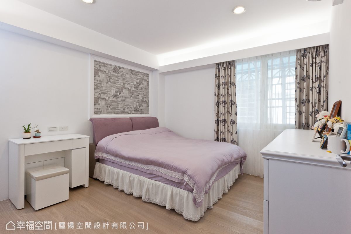 幸福空间 高端设计 台湾设计师 现代风格 卧室图片来自幸福空间在132平老屋再造合宜格局的分享