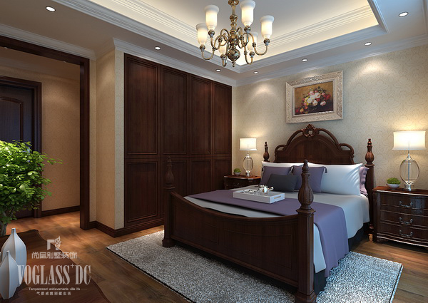 别墅 欧式 卧室图片来自天津尚层装修韩政在滨海湖美式设计的分享