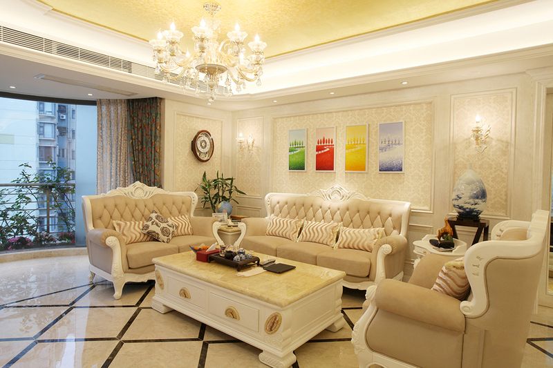 简约 二居 80后 标筑 客厅图片来自四川标筑装饰公司在暖色简欧风格的分享