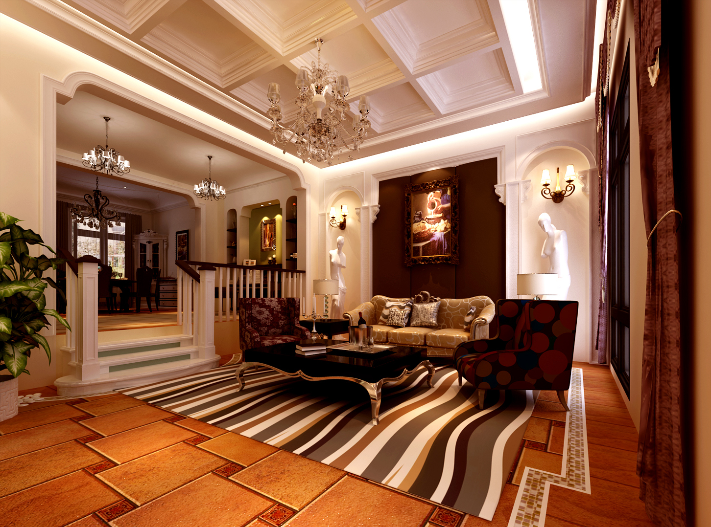 别墅 欧式 白领 客厅图片来自沙漠雪雨在天竺新新家园 欧式风格的分享