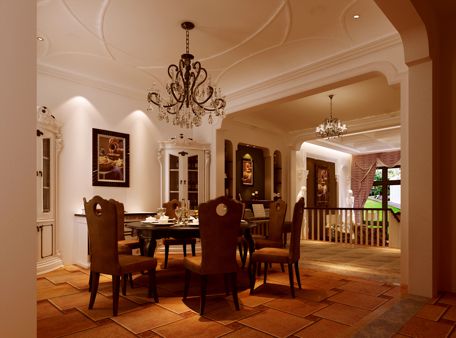 别墅 欧式 白领 餐厅图片来自沙漠雪雨在天竺新新家园 欧式风格的分享