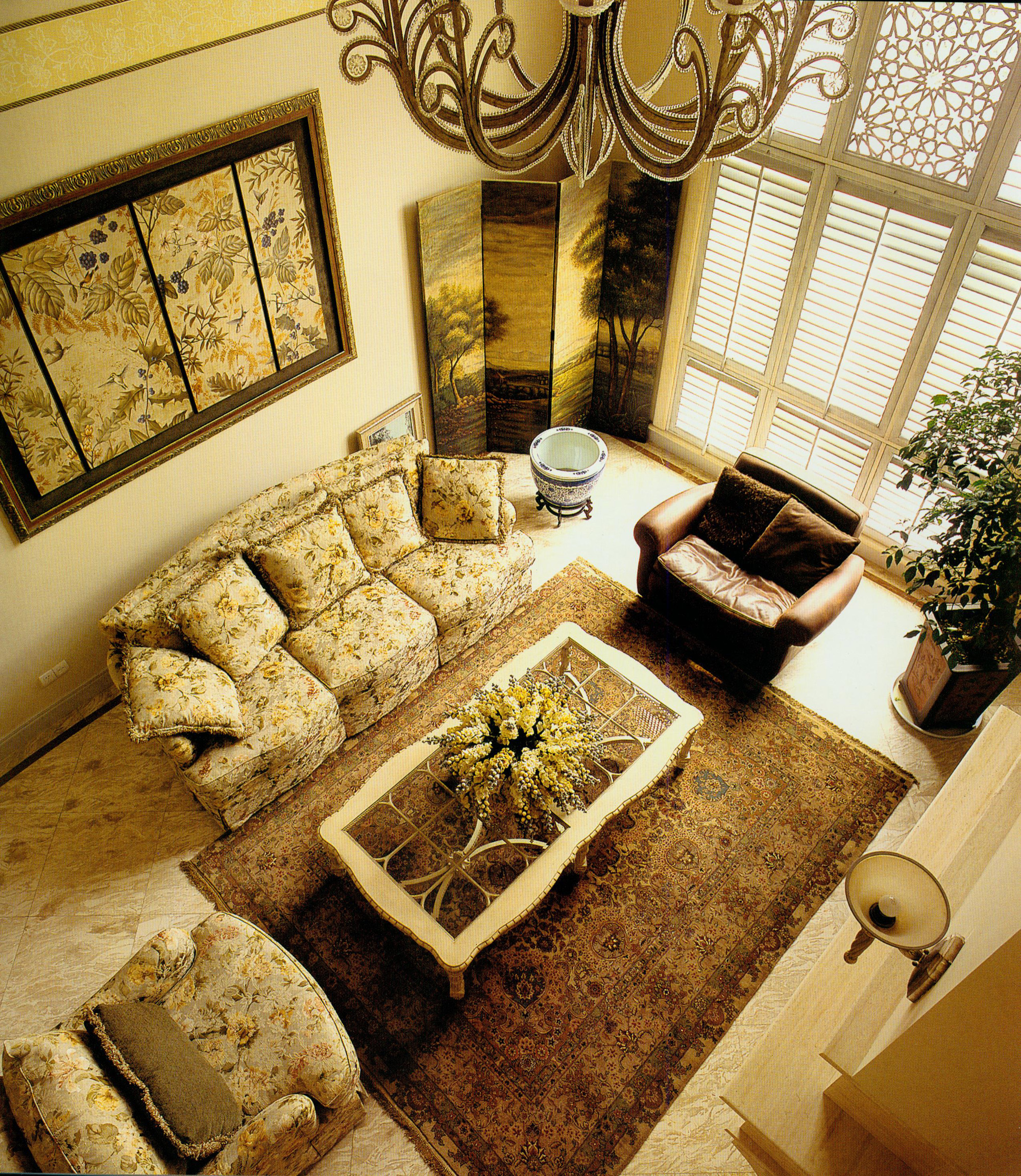 欧式 别墅 客厅图片来自天津尚层装修韩政在贝肯山美式风格设计的分享