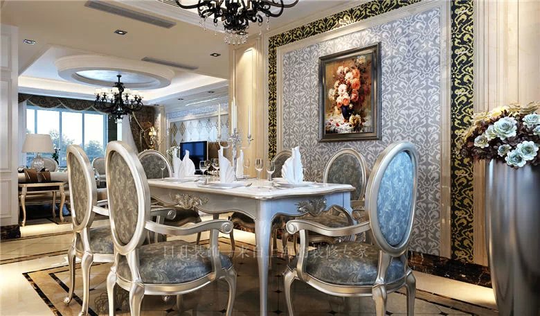 餐厅图片来自西安日升装饰在融侨城欧式风格的分享