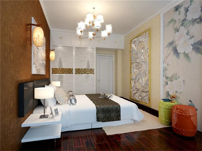 中南红岭邦 三居室 现代简约 卧室图片来自湖南名匠装饰在中南红岭邦现代简约风格的分享
