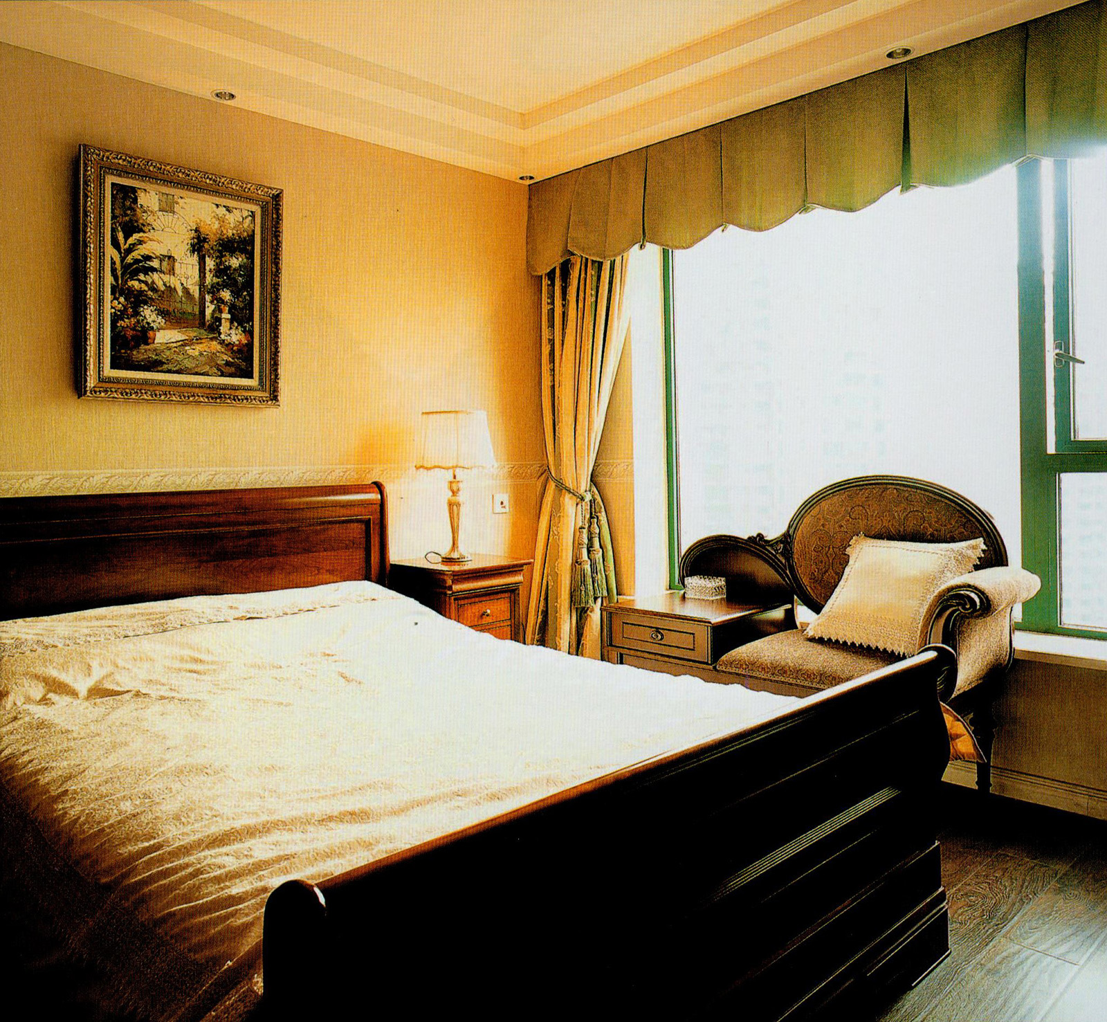 欧式 别墅 卧室图片来自天津尚层装修韩政在联东U谷总部大观欧式设计的分享