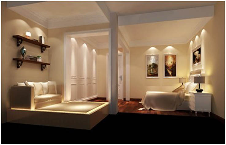 简欧 二居 白领 卧室图片来自高度国际宋书培在和成璟园两居室装饰效果图的分享