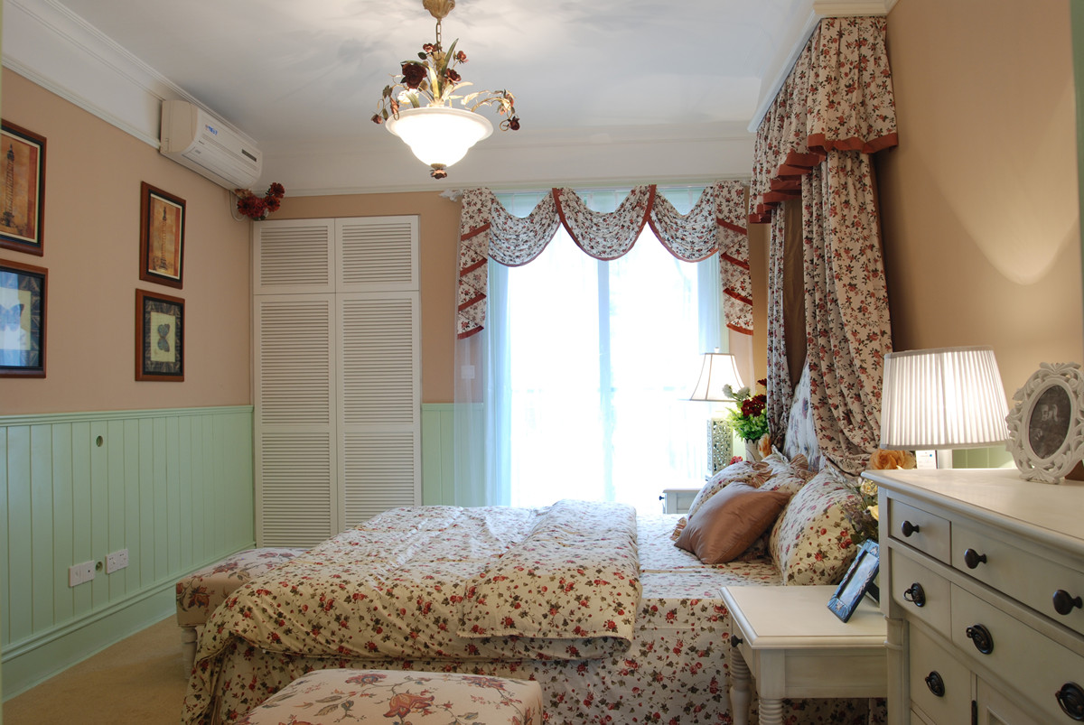 田园 三居 阿拉奇设计 家庭装修 卧室图片来自阿拉奇设计在田园风格家庭装修的分享
