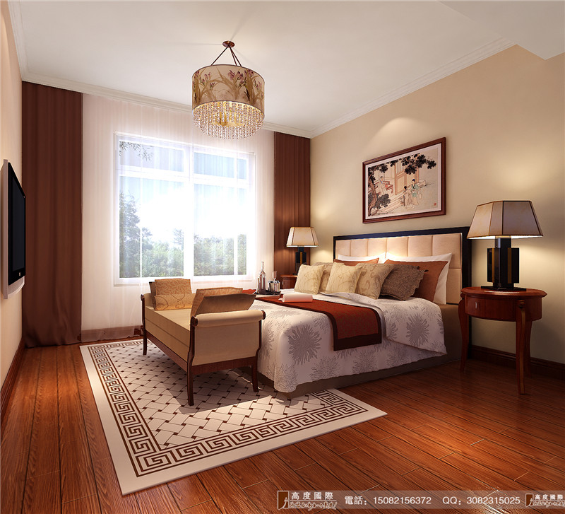 高度国际 卧室图片来自成都高端别墅装修瑞瑞在114平米欧式风格-成都高度国际的分享