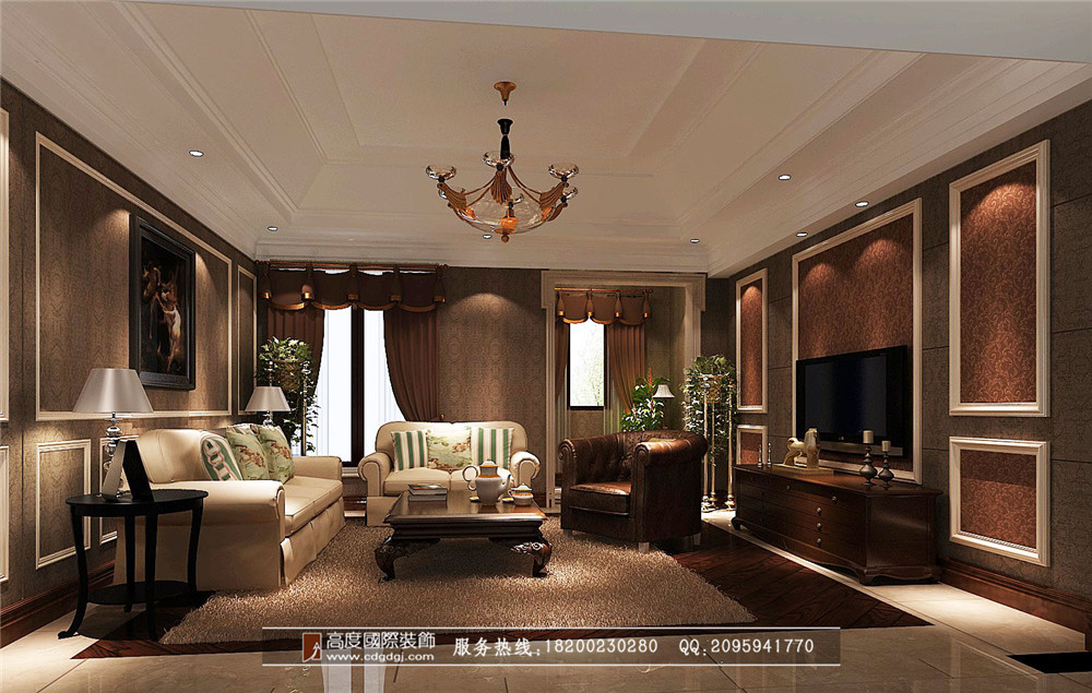 欧式 白领 小资 简约 客厅图片来自高度国际家居别墅装饰在托斯卡纳的分享