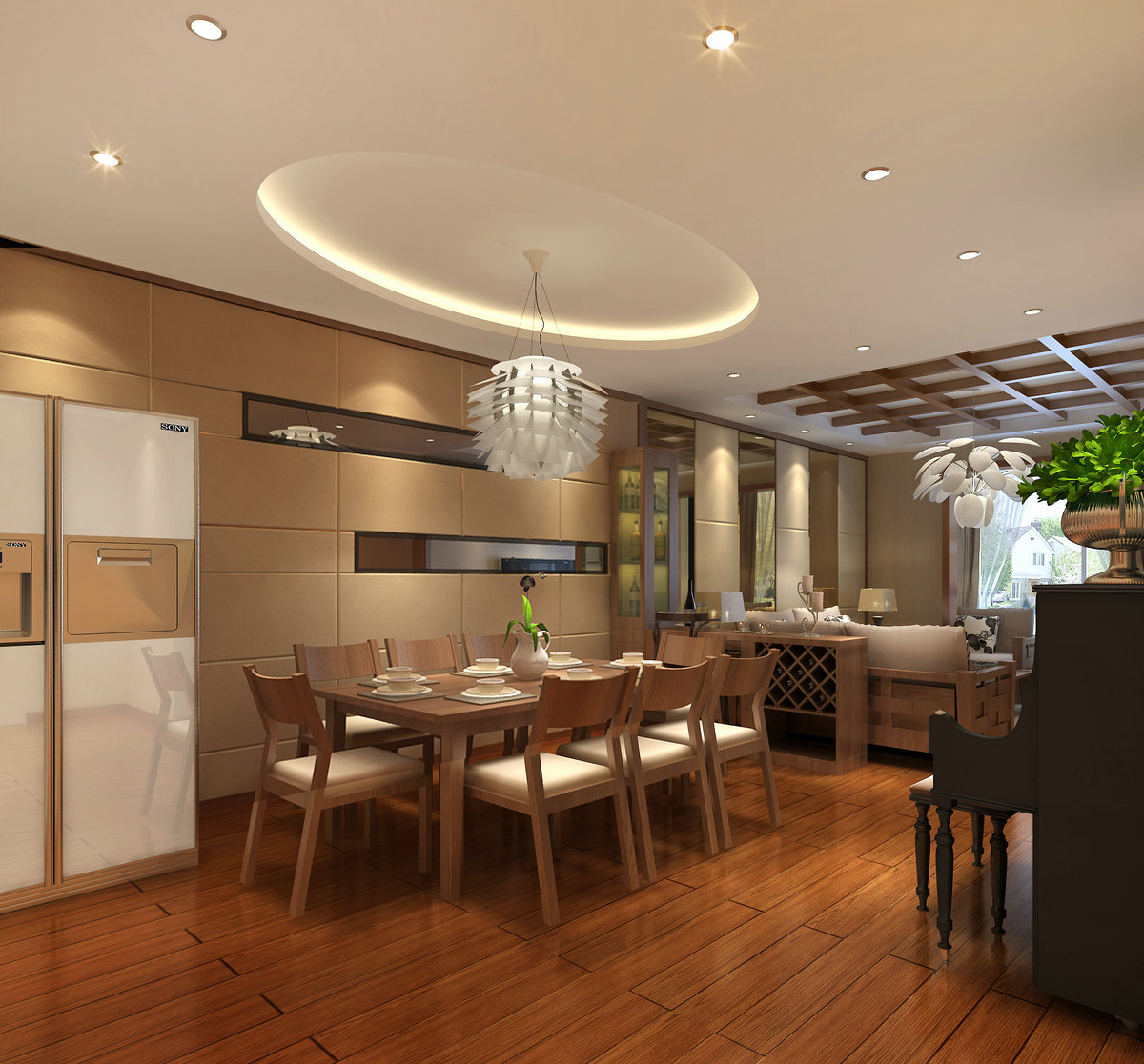 三居 简约 餐厅图片来自实创装饰晶晶在简约,温馨,舒适的三口之家的分享