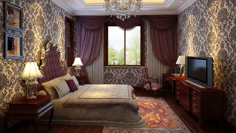 西山华府 别墅 卧室图片来自凌军在西山华府246㎡  欧式古典的分享