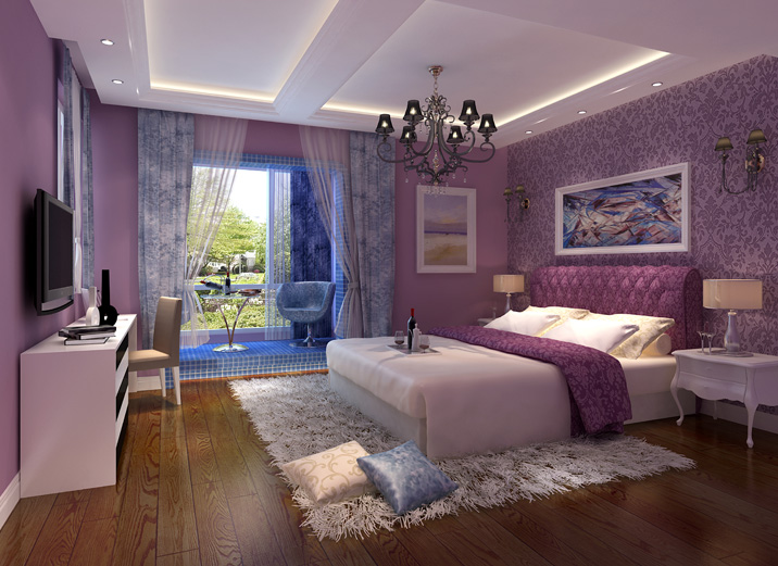 四居室 欧式 古典 卧室图片来自实创装饰集团广州公司在中国美林湖天琴半岛的分享