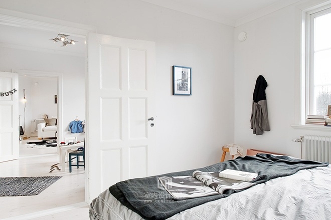 北欧 二居 公寓 阿拉奇设计 家庭装修 卧室图片来自阿拉奇设计在极简北欧风格公寓装修的分享