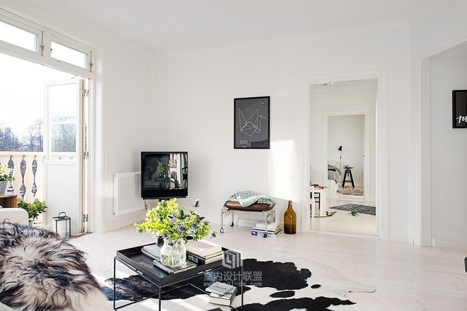 北欧 二居 公寓 阿拉奇设计 家庭装修 客厅图片来自阿拉奇设计在极简北欧风格公寓装修的分享