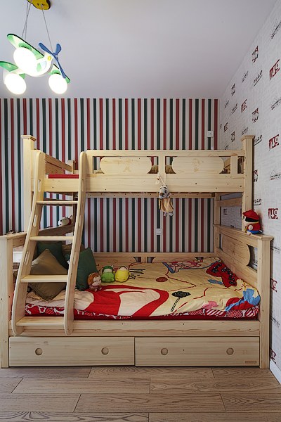 西安元洲 简约美式 儿童房图片来自元洲-顺康在90平米现代混搭美式三居的分享