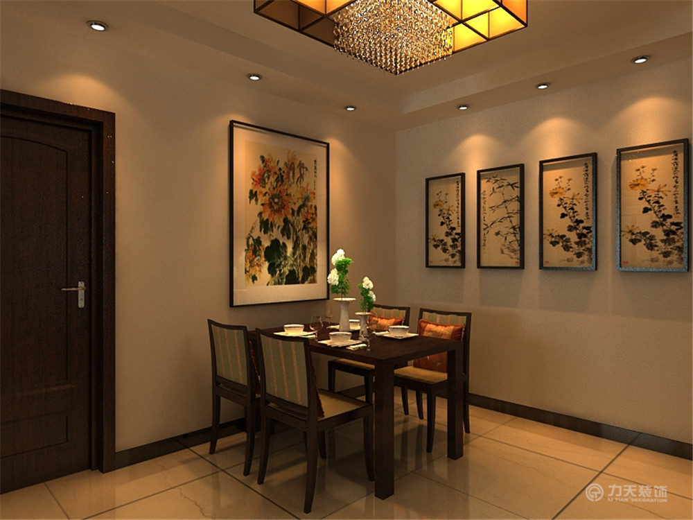 中式 二居 白领 收纳 80后 小资 餐厅图片来自阳光放扉er在宝安江南城-88.00㎡-中式风格的分享