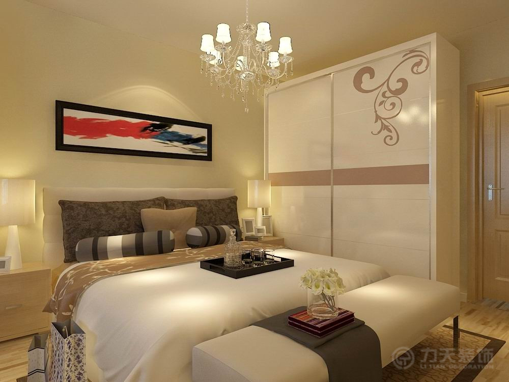 简约 二居 白领 收纳 小资 80后 卧室图片来自阳光力天装饰在华城领秀-91㎡-现代简约风格的分享