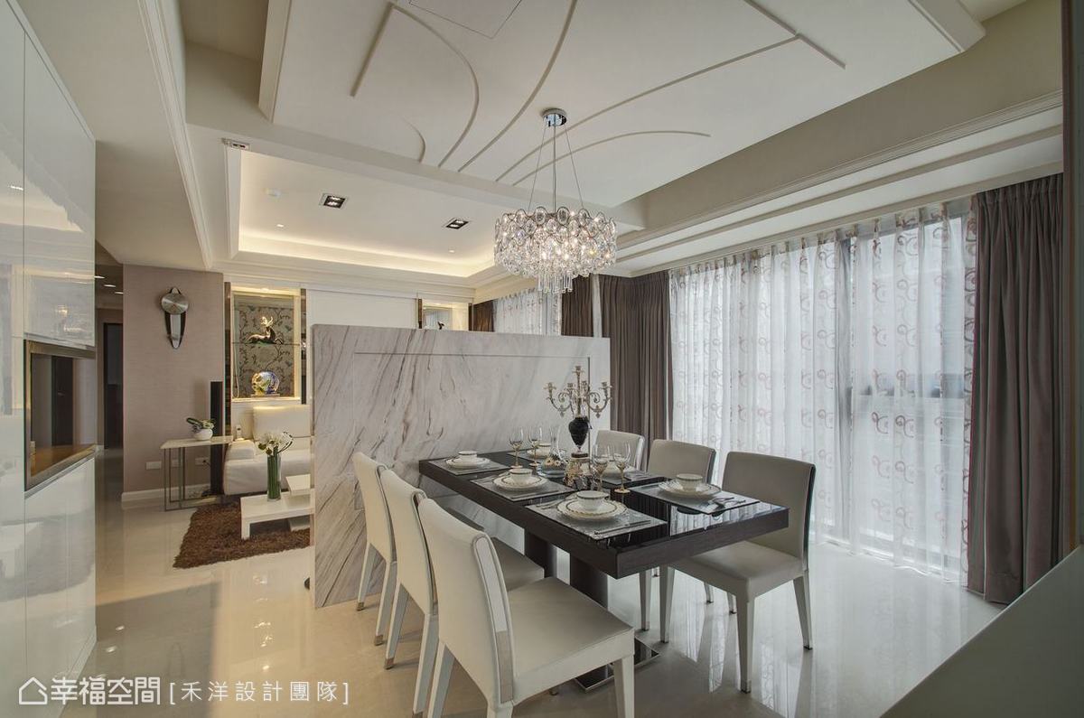 幸福空间 高端设计 台湾设计师 低调奢华 餐厅图片来自幸福空间在135平色度缤纷 梦想起飞的分享