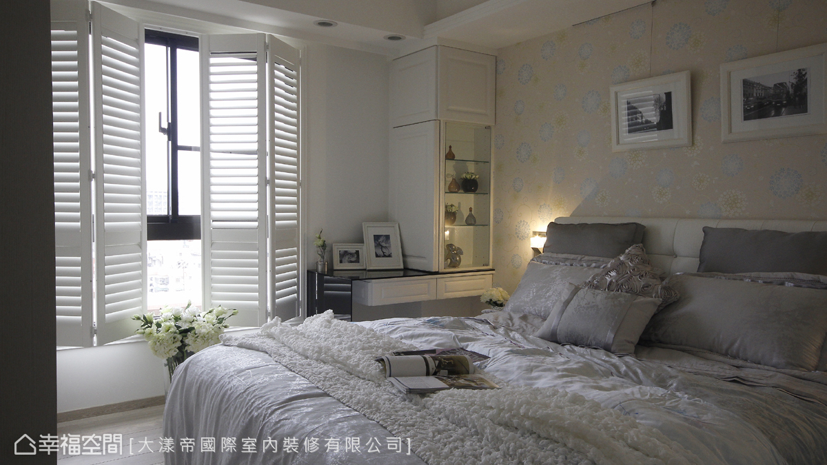 幸福空间 高端设计 台湾设计师 美式风格 卧室图片来自幸福空间在132平现代轻美式 悠活况味的分享