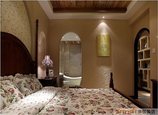 东南亚 三居 收纳 混搭 卧室 卧室图片来自长沙实创装饰范范在东南亚风情的分享