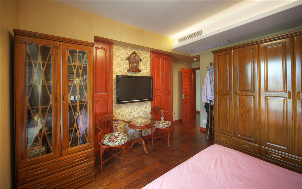 四居室 中式 装修实景 聚通装璜 卧室图片来自jtong0002在上海招商雍景城里的大户人家！的分享