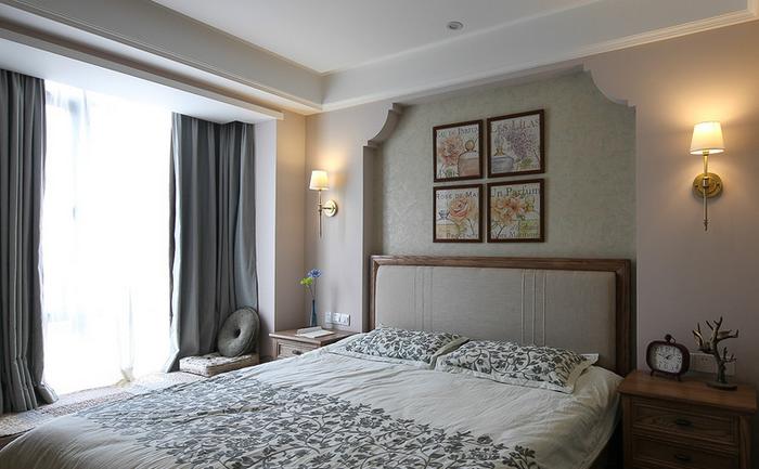 卧室图片来自佰辰生活装饰在135方现代混搭美式风格的分享