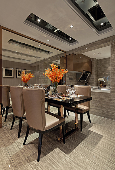 三居 现代 奢华 阿拉奇设计 家庭装修 餐厅图片来自阿拉奇设计在现代奢华家庭装修的分享