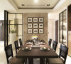 餐厅的设计与客厅一致，原生木质元素的餐桌家具，以及清爽的装饰品，让整个餐厅十分的温馨和谐