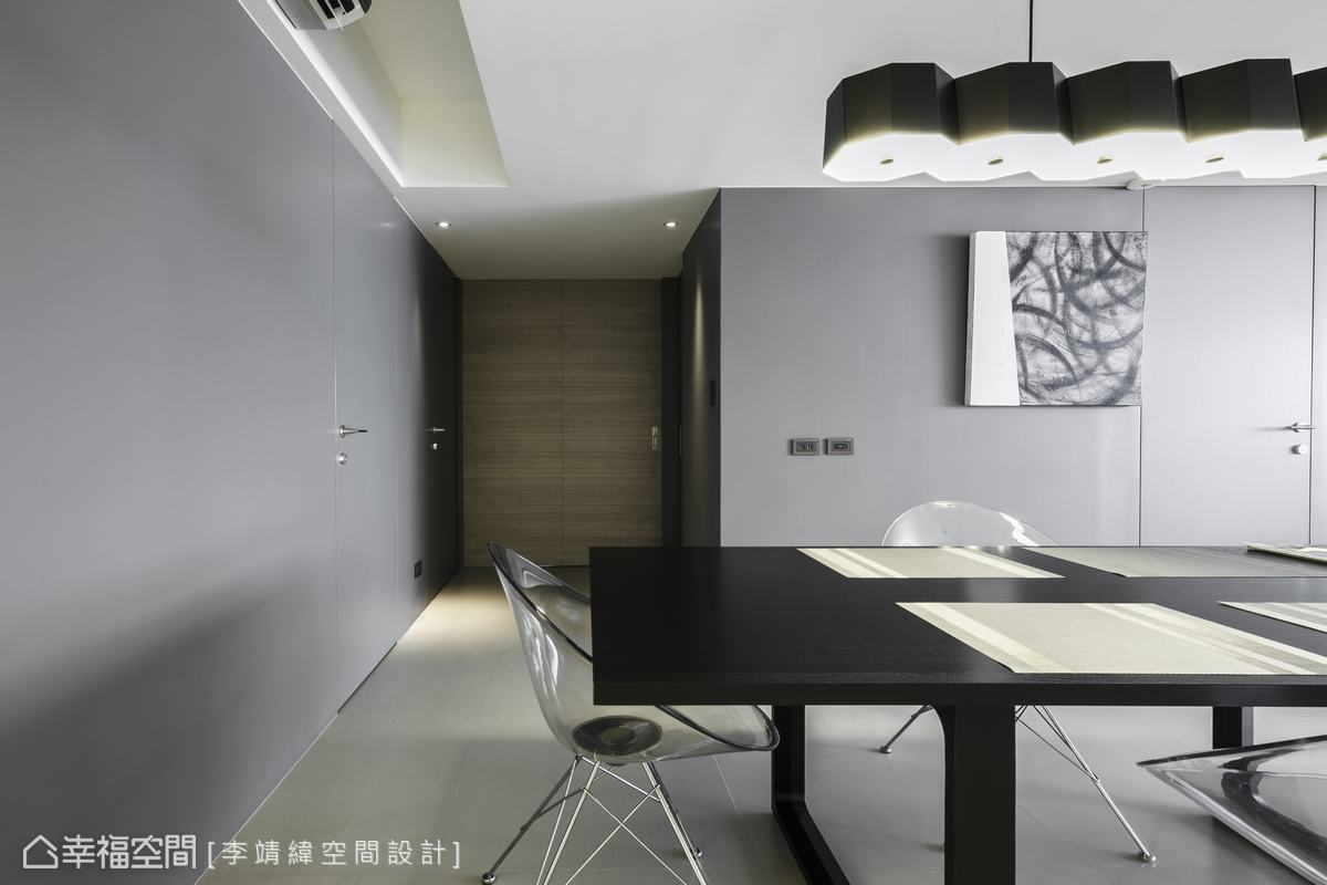 幸福空间 高端设计 台湾设计师 现代风格 餐厅图片来自幸福空间在165平美感 净透本质的分享