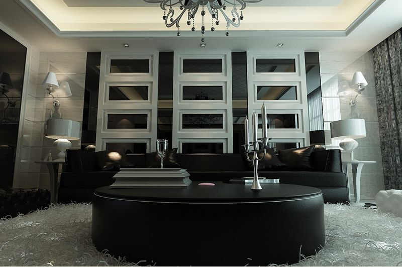 客厅图片来自tjsczs88在经典黑白时尚简约主义的分享