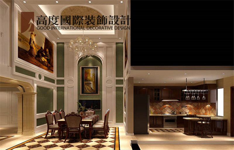 装饰 设计 案例 效果图 其他图片来自高度老杨在中海尚湖世家叠下300平别墅简欧的分享